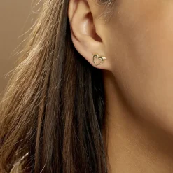 Histoire d'Or Boucles D'oreilles Puces Fulvie Double Dauphins Or Jaune Outlet