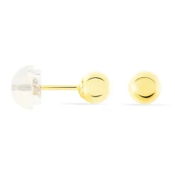 Histoire d'Or Boucles D'oreilles Puces Fidelia Boule Or Jaune Best