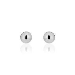 Histoire d'Or Boucles D'oreilles Puces Fidelia Boule or blanc Outlet