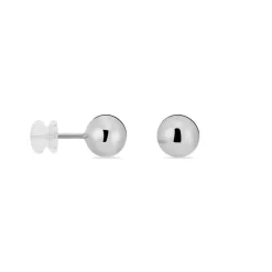 Histoire d'Or Boucles D'oreilles Puces Fidelia Boule or blanc Outlet