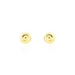 Histoire d'Or Boucles D'oreilles Puces Fidelia Boule Or Jaune Sale