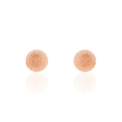 Histoire d'Or Boucles D'oreilles Puces Fidelia Boule Sablee or rose Online