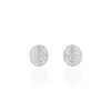 Histoire d'Or Boucles D'oreilles Puces Fidjy Argent Blanc Oxyde De Zirconium New