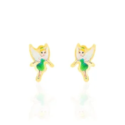 Histoire d'Or Boucles D'oreilles Puces Feerie Or Jaune New