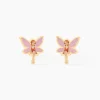 Histoire d'Or Boucles D'oreilles Puces Feerie Or Jaune Hot