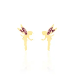 Histoire d'Or Boucles D'oreilles Puces Feelia Or Jaune