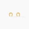 Histoire d'Or Boucles D'oreilles Puces Freyia Cheval Or Jaune Sale