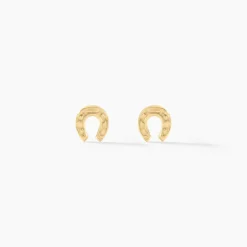 Histoire d'Or Boucles D'oreilles Puces Freyia Cheval Or Jaune Sale