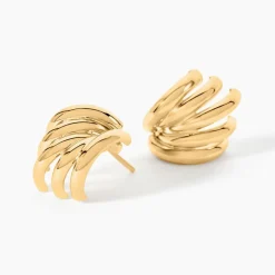 Histoire d'Or Boucles D'Oreilles Puces Fahim Or Jaune Clearance