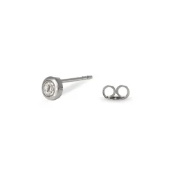 Histoire d'Or Boucles D'oreilles Puces Fatiana or blanc diamant Outlet