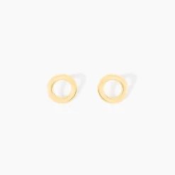 Histoire d'Or Boucles D'oreilles Puces Freyde Or Jaune Sale