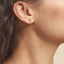Histoire d'Or Boucles D'oreilles Puces Fidelia Boule or rose Outlet