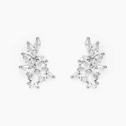 Histoire d'Or Boucles D'Oreilles Puces Glow Up Argent Blanc Oxyde De Zirconium Online
