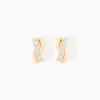 Histoire d'Or Boucles D'oreilles Puces Grebera Or Jaune Oxyde Best