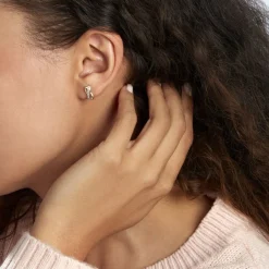 Histoire d'Or Boucles D'oreilles Puces Grebera Or Jaune Oxyde Best