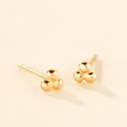 Histoire d'Or Boucles D'oreilles Puces Glen Or Jaune Best