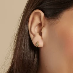 Histoire d'Or Boucles D'oreilles Puces Gunilla Or Jaune