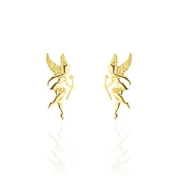 Histoire d'Or Boucles D'oreilles Puces Gabinienne Fee Or Jaune