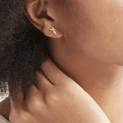 Histoire d'Or Boucles D'oreilles Puces Gabinienne Fee Or Jaune