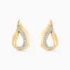 Histoire d'Or Boucles D'oreilles Puces Goccie Or Jaune Diamant Discount