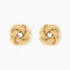 Histoire d'Or Boucles D'Oreilles Puces Gawain Or Jaune Sale