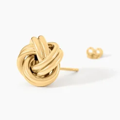 Histoire d'Or Boucles D'Oreilles Puces Gawain Or Jaune Sale