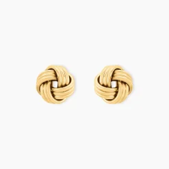 Histoire d'Or Boucles D'Oreilles Puces Ganesh Or Jaune Clearance