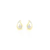 Histoire d'Or Boucles D'oreilles Puces Helie Goutte Or Jaune Oxyde De Zirconium Sale