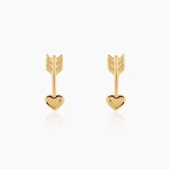 Histoire d'Or Boucles D'oreilles Puces Hannie Plaqué Or Jaune Online
