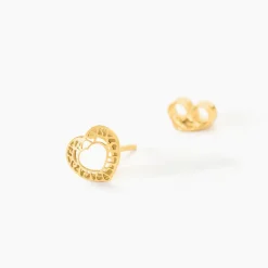 Histoire d'Or Boucles D'oreilles Puces Himelinda Or Jaune Sale