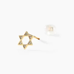 Histoire d'Or Boucles D'oreilles Puces Isak Or Jaune Diamant Discount