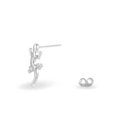 Histoire d'Or Boucles D'oreilles Puces Ivelyse Argent Blanc Clearance
