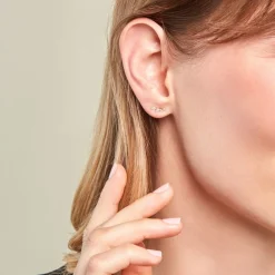 Histoire d'Or Boucles D'oreilles Puces Iuliana Or Jaune Oxyde De Zirconium