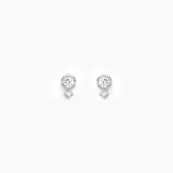 Histoire d'Or Boucles D'oreilles Puces Jill Argent Blanc Oxyde De Zirconium Discount
