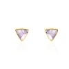 Histoire d'Or Boucles D'oreilles Puces Juliete Or Jaune Amethyste Outlet