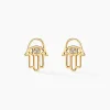 Histoire d'Or Boucles D'oreilles Puces Jamal Or Jaune Diamant Outlet