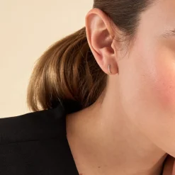 Histoire d'Or Boucles D'oreilles Puces Jayne Argent Blanc Oxyde De Zirconium Clearance