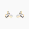 Histoire d'Or Boucles D'Oreilles Puces Jolyon Or Jaune Diamant Clearance
