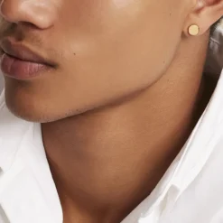 JOURDAN Boucles D'oreilles Puces Eas Acier Doré Online