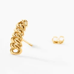 Histoire d'Or Boucles D'oreilles Puces Jimmy Or Jaune Discount