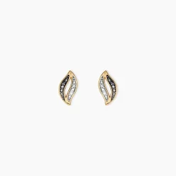 Histoire d'Or Boucles D'Oreilles Puces Johano Or Jaune Diamant Online
