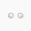 Histoire d'Or Boucles D'oreilles Puces Joeva Argent Blanc Oxyde De Zirconium Best
