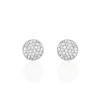 Histoire d'Or Boucles D'oreilles Puces Kristin Or Blanc Diamant Best