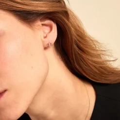 Histoire d'Or Boucles D'oreilles Puces Konnor Or Jaune Oxyde De Zirconium Hot