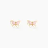 Histoire d'Or Boucles D'oreilles Puces Krystyn Or Jaune New