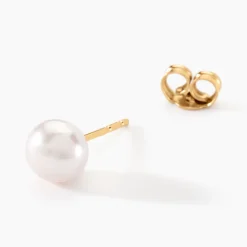 Histoire d'Or Boucles D'oreilles Puces Kesya Or Jaune Perle De Culture Hot