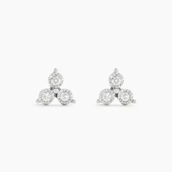Histoire d'Or Boucles D'oreilles Puces Kam Or Jaune Diamant Clearance