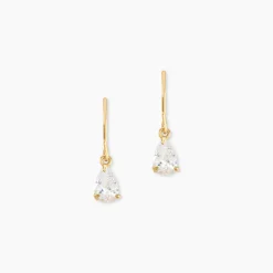 Histoire d'Or Boucles D'oreilles Puces Kalyne De Zirconium or jaune oxyde