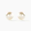 Histoire d'Or Boucles D'oreilles Puces Kesya Nacres Bouton Or Jaune Perle De Culture