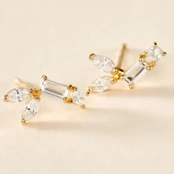 Histoire d'Or Boucles D'oreilles Puces Lizaveta Or Jaune Oxyde De Zirconium Online